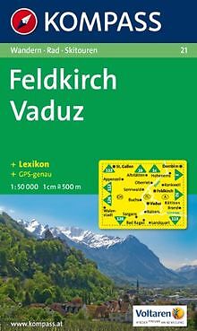 Feldkirch, Vaduz: Wandern / Rad / Skitouren. 1:50.000 | Buch | Zustand sehr gut - not specified