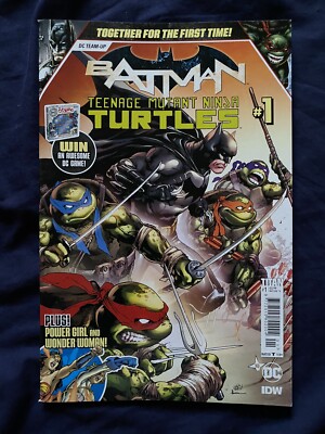 BATMAN / TEENAGE MUTANT NINJA TURTLES #1 DC TEAM-UP / TITAN COMICS UK / B&B