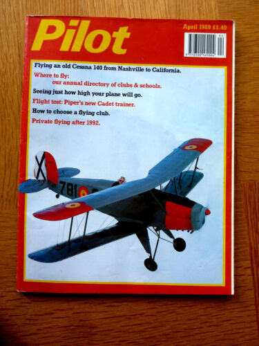 Pilot Magazine April 1989 - Foto 1 di 1