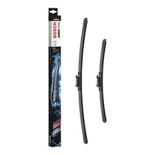 2 Kit Balais d’essuie-glace Flat Blade Bosch Aerotwin A555S Avant 600 mm 400 mm