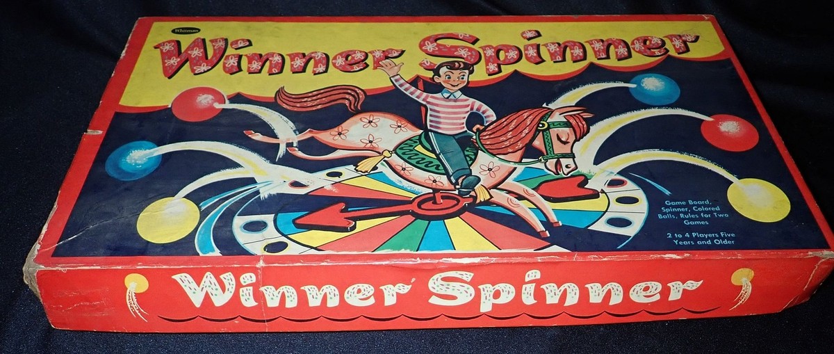 Vintage Whitman USA No 4635:69 WINNER SPINNER Children's