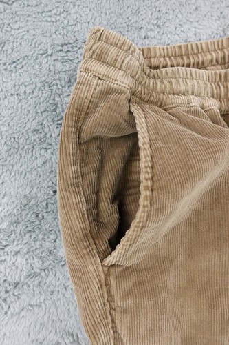 Pantalones Faherty Hombres Medianos Marrón Pana Elastizados Cintura Elástica Cordón Bolsillos - Imagen 4 de 18