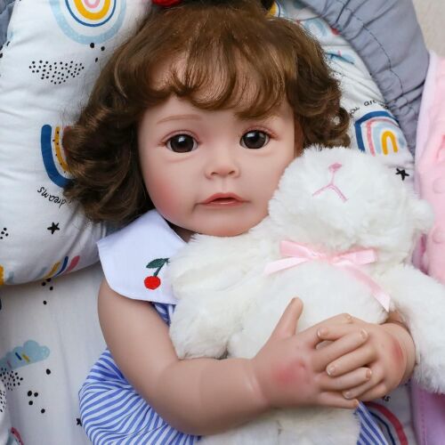 Lifelike 18-Inch Reborn Baby Doll with Accessories - Perfect Gift for Ages 3+ - Picture 4 of 7