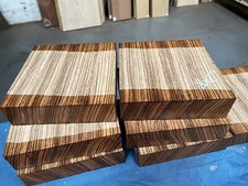 1x Zebrano Bowl Blank 8x8x2?/Wood Turning/Wood Blank/Exotic Hardwoods