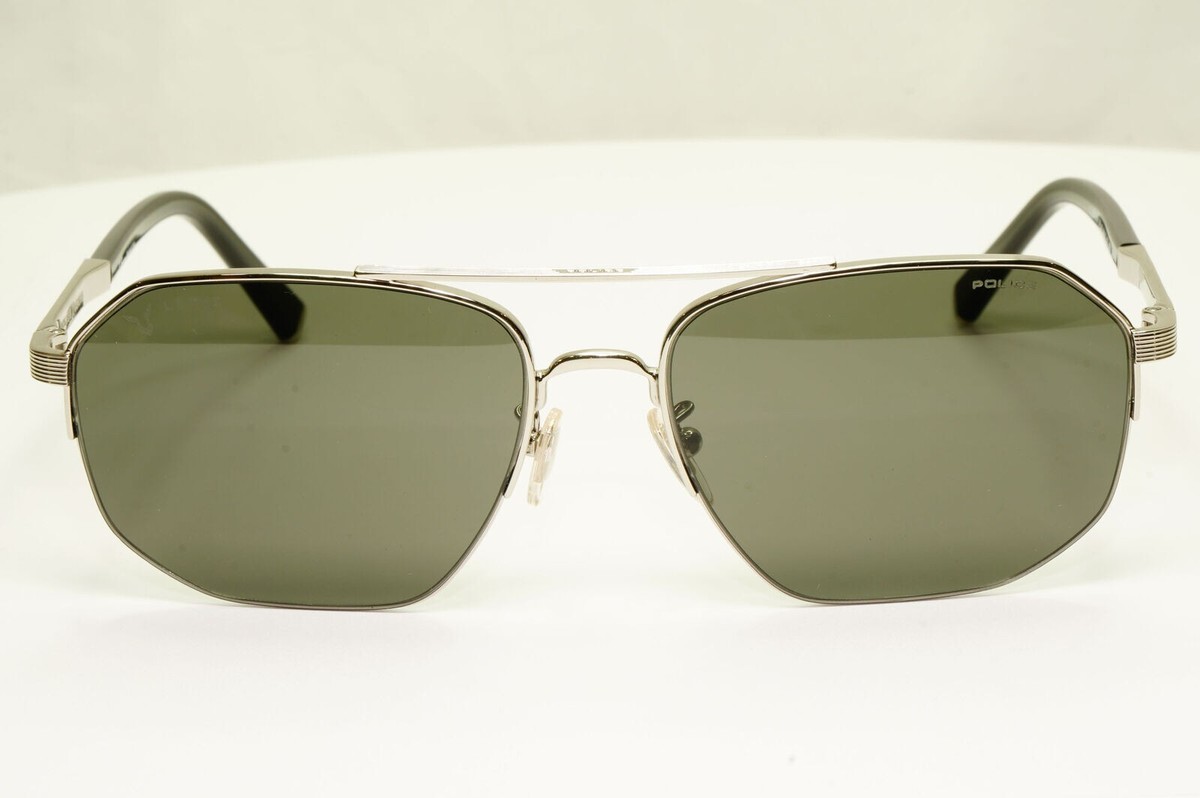 Police Sunglasses Lewis Hamilton F1 Silver Pilot 04 SPL A25 COL