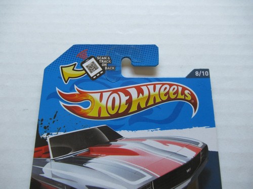 2012 HOT WHEELS SUPER TREASURE HUNT 69 CAMARO CAR & FREE CASE SEALED - Picture 2 of 6