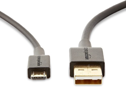 Amazon Basics USB 2.0 A-Male to Micro B Cable, 10 feet, Black - Picture 2 of 3