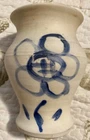 Vintage STANGL Stoneware Cobalt Blue Flower Vase