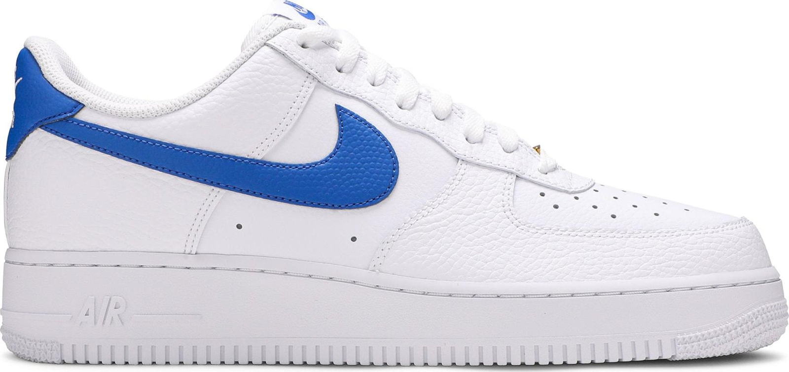 [DM2845-100] Мужские кроссовки Nike AIR FORCE 1 LOW WHITE КОРОЛЕВСКОГО СИНЕГО ЦВЕТА