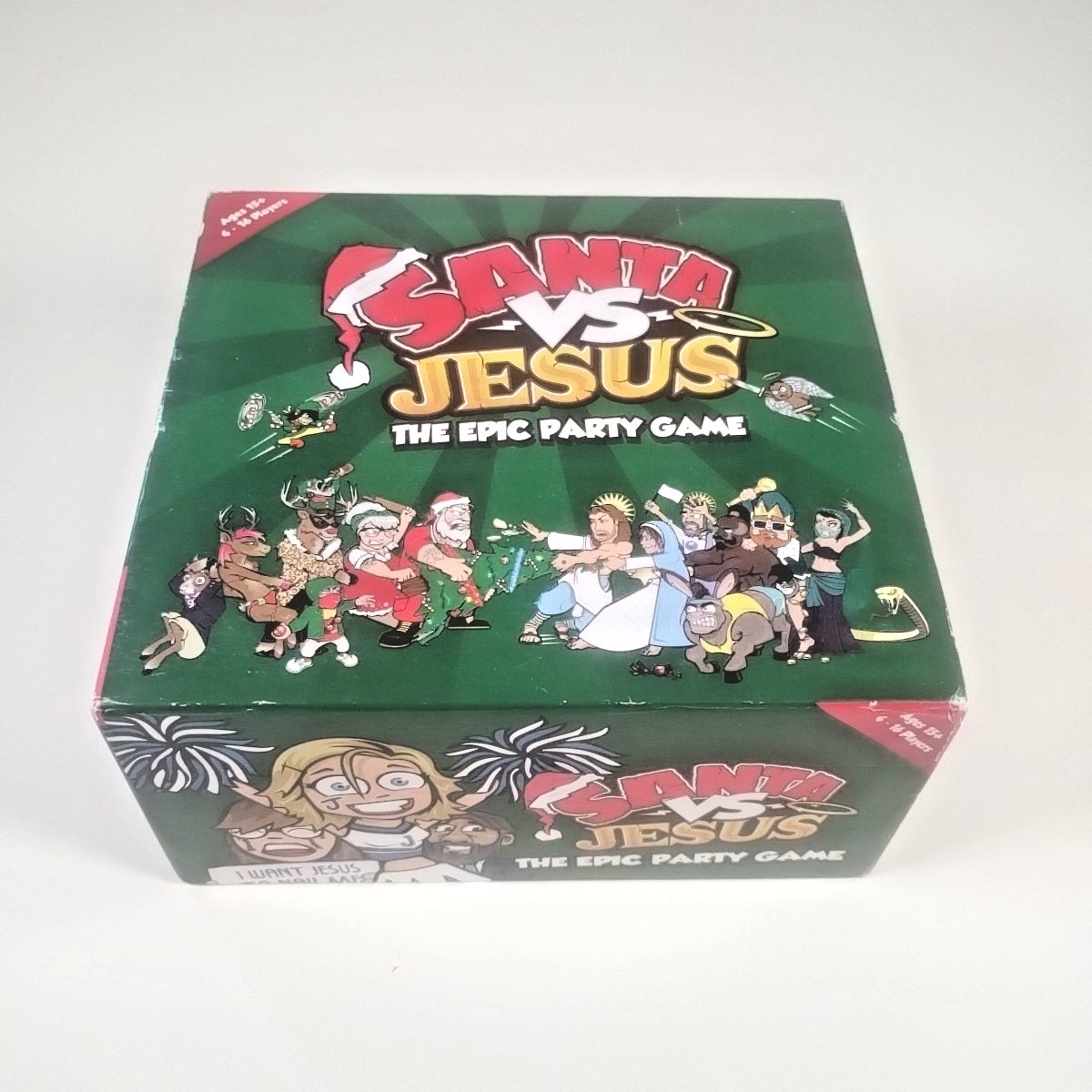 Santa Vs Jesus The Epic Party Game Komo Games 100% Complete Part Sealed Contents