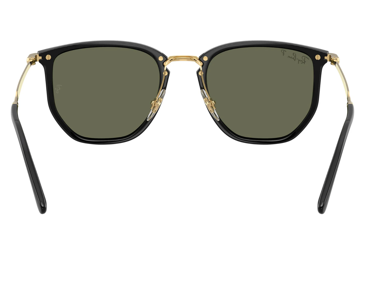 RAY-BAN RB 4451 6306/58 50-20 145 Black & Gold Sunglasses Green