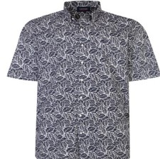 ESPIONAGE LEAF PRINT HAWAIIAN SHIRT SH387 2XL3XL4XL5XL6XL