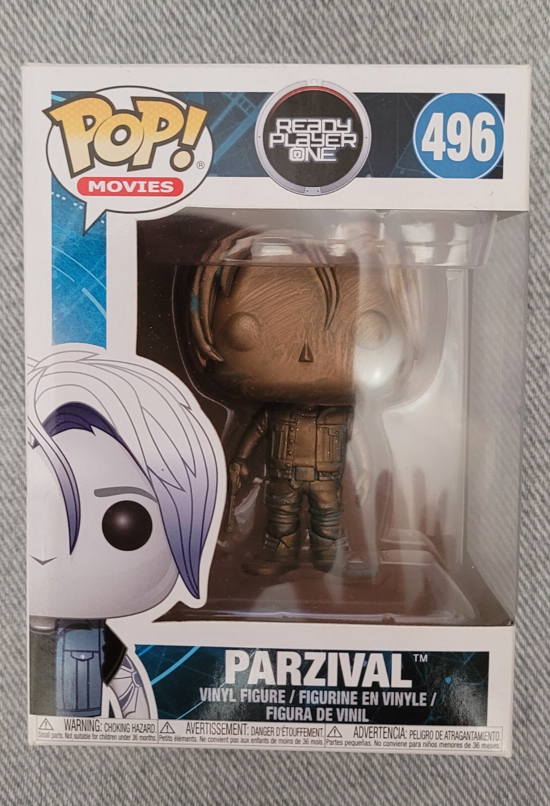 FUNKO POP Ready Player One Parzival Antique #496 Exclusive Vinyl Figure Collectible