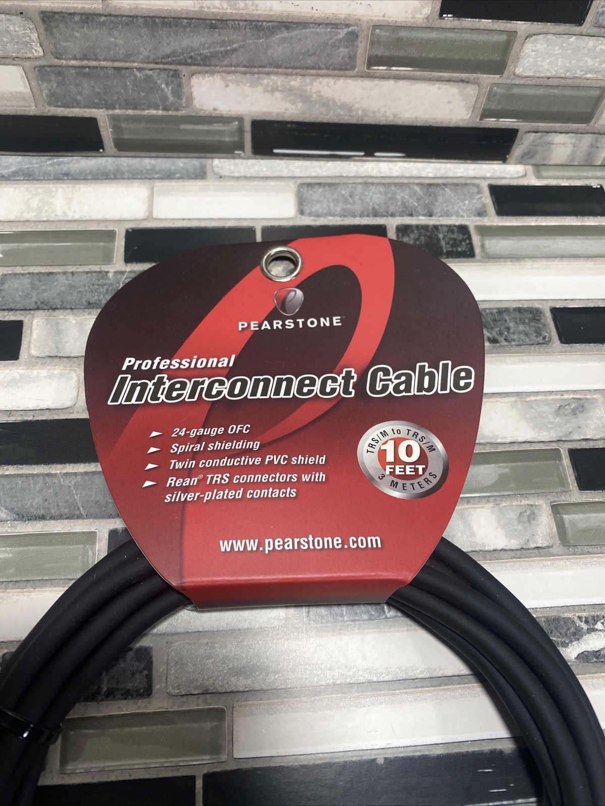 🎵Pearstone PM Series 1/4 TRS M to XLR M Professional Interconnect Cable - 10'🎵