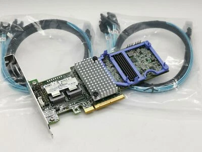 IBM M5110 8-Port 6Gbps PCI-e IT MODE FW:P20 LSI 9207-8I + 2*SFF8087 SATA - Bild 1 von 4