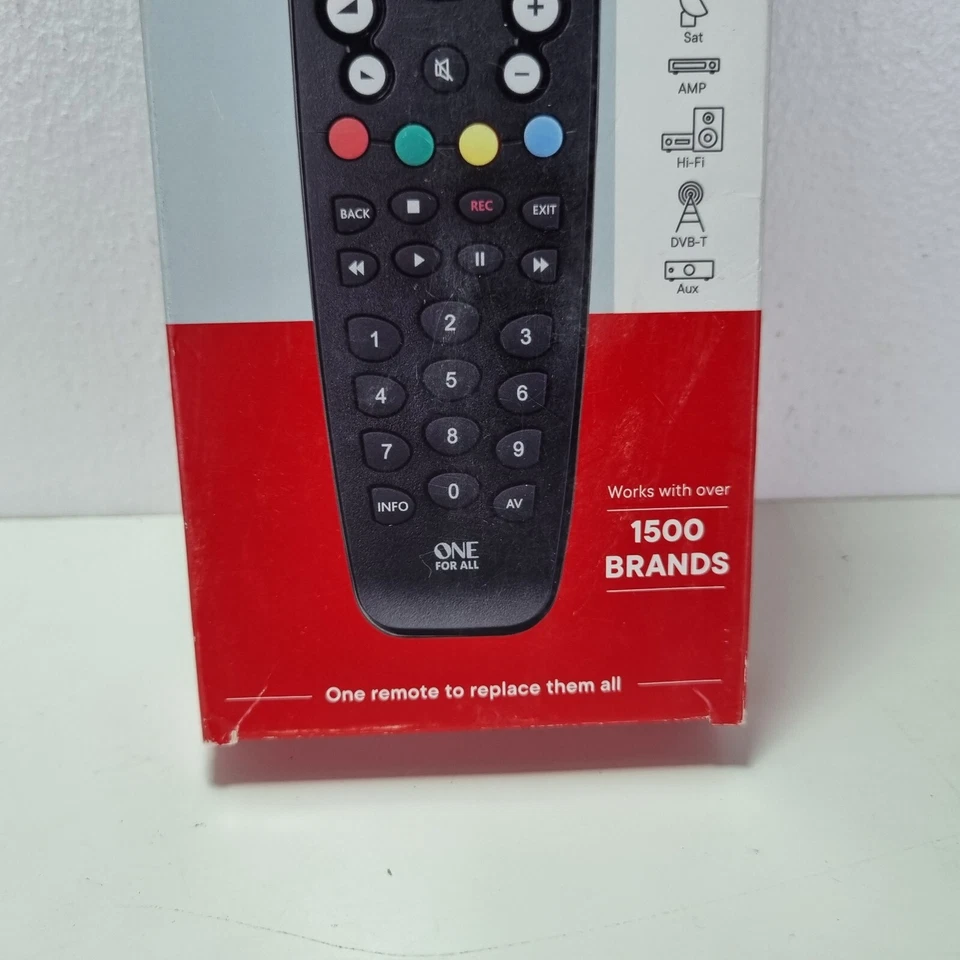 One For All Universal Remote Control Black -  8 Devices - Read Description - Image 2 of 4