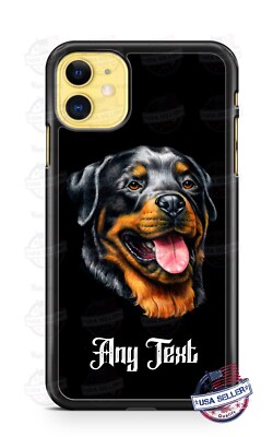 Rottweiler Breed Dog Personalize Phone Case For iPhone 14 13 Samsung s23 Google