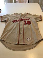 Game Worn Used Miami Red Hawks Baseball Jersey Size 48 #18