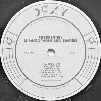 Pierre Henry Le マイクロフォン ビエン テンパイア Ina GR