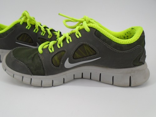Nike Running Athletic Shoes Free 5.0 Kids Youth Size 6.5 Y Green - Picture 10 of 16
