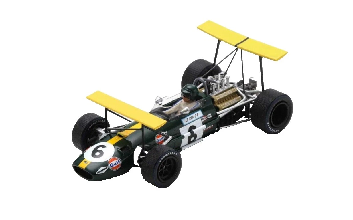 Spark 1:43 Diecast Formula 1 Cars 1968 Vehicle Year