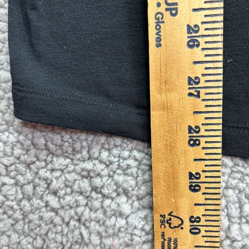 Paradox Quarter Zip Merino Blend Long Sleeve Solid Black Dri Release Mens Medium - Picture 5 of 6