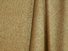 Ostrich Met Gold, Vinyl Leatherette fabric for auto or interior upholstery use