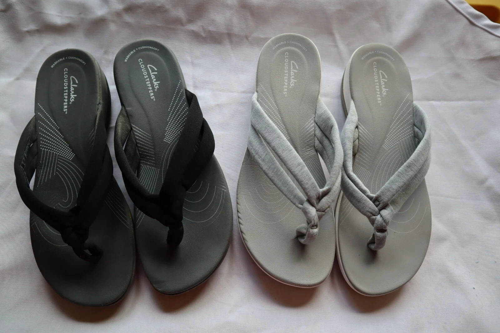 CLARKS Coppia Sandali Cloudsteppers Cloudsteppers Grigi e Neri 11