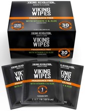 Flushable Wet Wipes for Adults Unscented - 30 Individually Wrapped Travel Wip...
