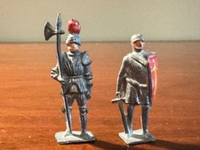 2 Vintage John Hill Company JoHillco Dimestore Knights Shining Armor Very Good