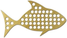 Fish Beer Cap Holder, Wall Mount Beer Cap Display Decor Art, Great Gift for Men,