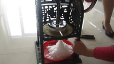 Manual Snow Ice Shaver Machine, Ice Crusher for Shaved Ice Cubes