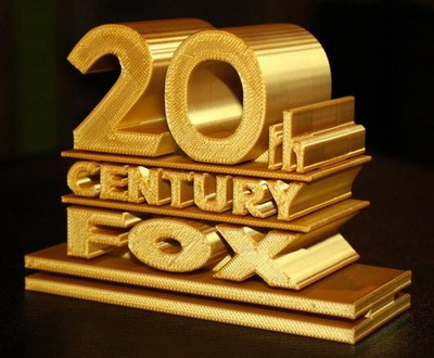 20th Century Fox 3D printed Logo Sign Wall Desk Shelf Art