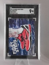 2022 Panini Court Kings First Steps Sapphire /25 Jaden Ivey #5 Rookie SGC 9