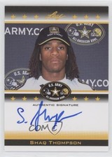 2012 Leaf US Army All-American Bowl Selection Tour 2/125 Shaq Thompson Auto 3l7