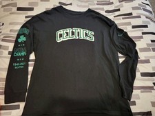Nike Boston Celtics 75th Anniversary Mens Sz L Championships Long Sleeve T-Shirt