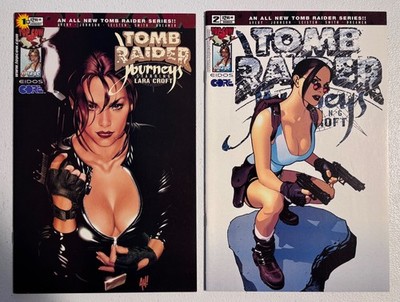 Tomb Raider: Journeys #1 and 2 Adam Hughes Image Comics Malibu Comics