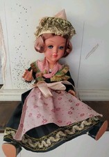 Antique Celluloid Doll 12" Original European Beautiful Face