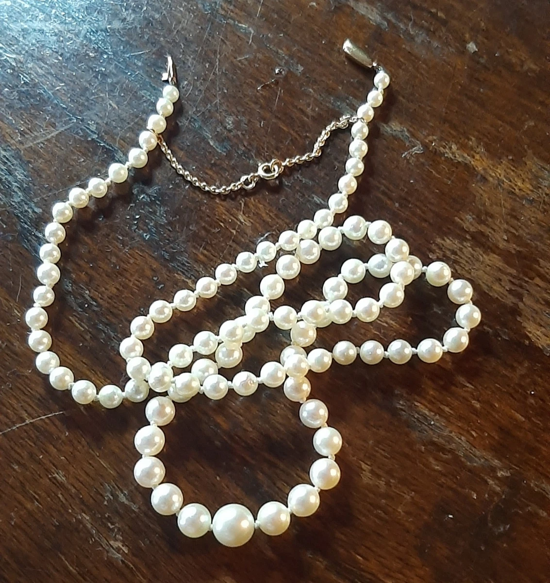 Collana Di Perle Con Ciondolo Vintage 3 Strati - Stile Boho Spiaggia Con Bustina Portagioie In Pelle PU