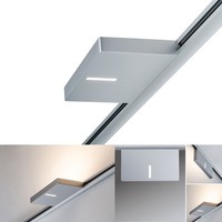 4Er Set - Paulmann Urail Spot Uplight Case 16W Chrom Matt 230V Metall