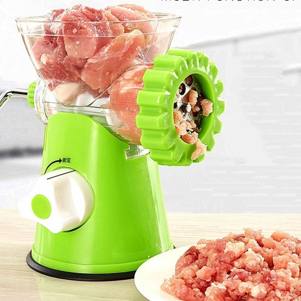 Molinillo de alimentos compacto de manivela para hacer salchichas de acero inoxidable Foto 4 de 4