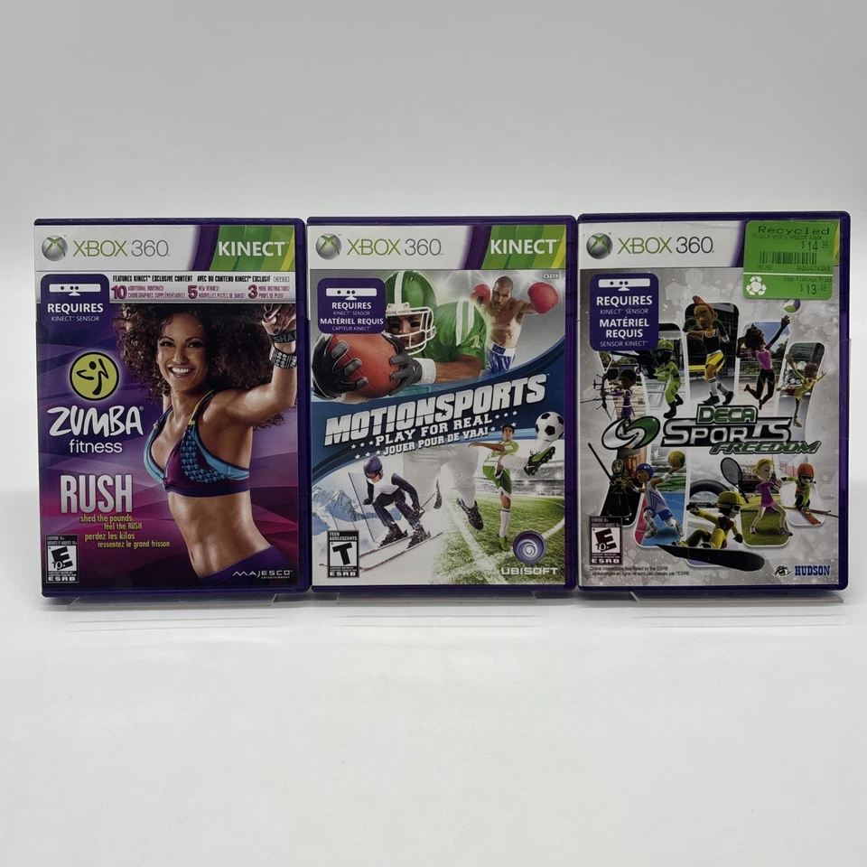 Lot of 12 Xbox 360 Kinect Games - Various Condition - Untested Some Manuals - Image 2 of 4