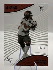 Rachaad White 2022 Panini Chronicles Clear Vision Rookies Blue 84/99 Tampa Bay