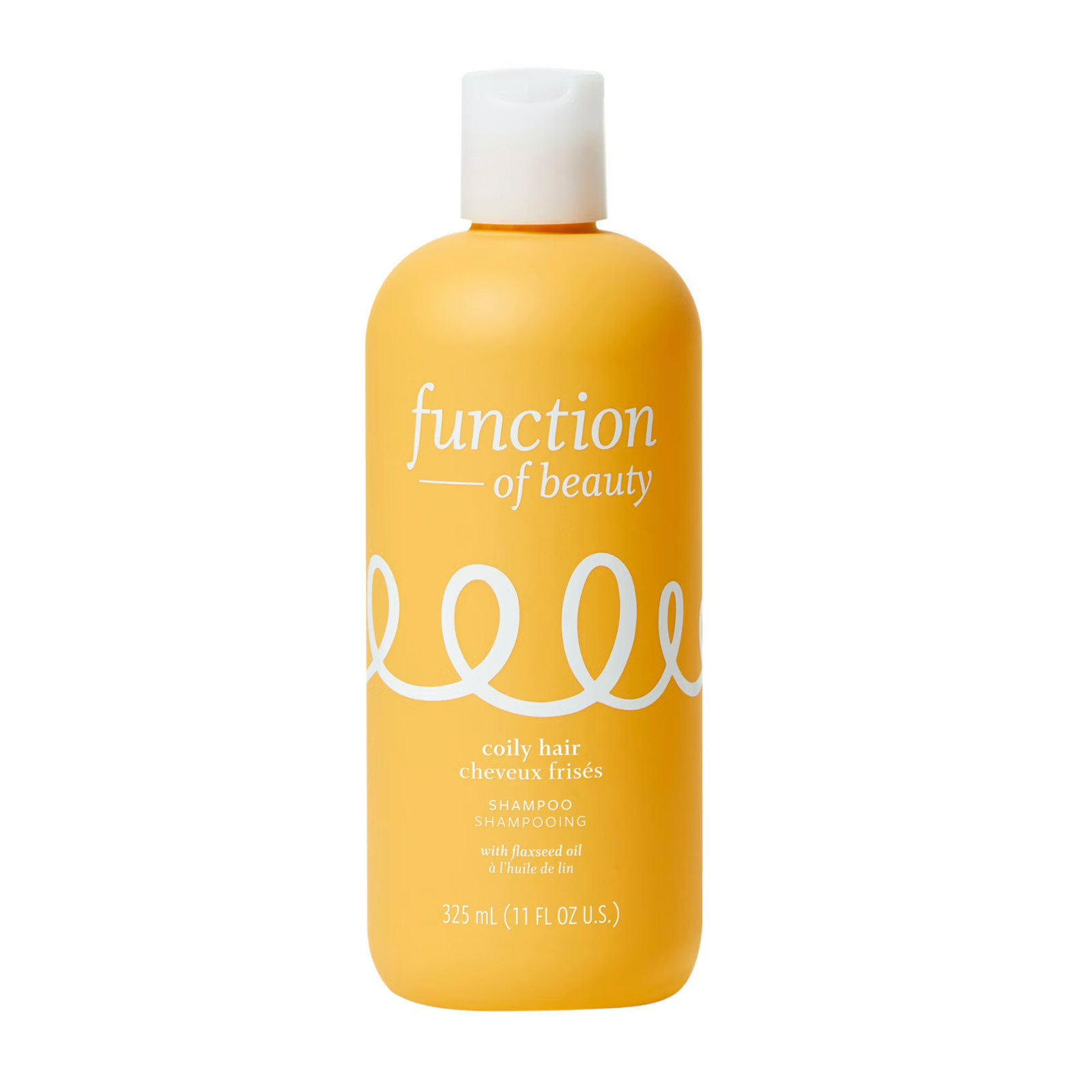 Function of Beauty Custom Coily Hair Shampoo Flaxseed Oil 11 oz Sulfate-Free Cle