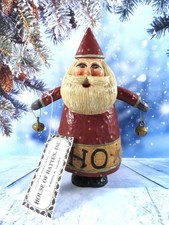 Rodney W Leeseberg HO Santa Bells Figure 1998 House Of Hatten 7 Inch Signed