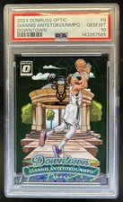 2024-25 Panini Donruss Optic Giannis Antetokounmpo Downtown #8 Bucks PSA 10