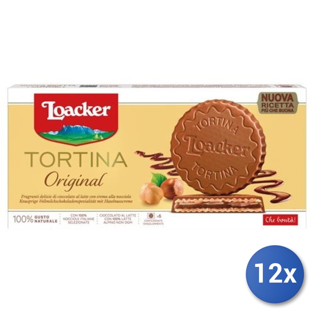 12X Multipack Loacker Tortina Gr 21X3 Original