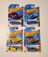 Hot Wheels '94 Bugatti EB110 SS Blue 6/10 HW Exotics Yellow 2025 Purple Lot 4