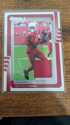 2025 Donruss Threads Patch Marvin Harrison Jr. Relic #DTH-MHJ Arizona Cardinals