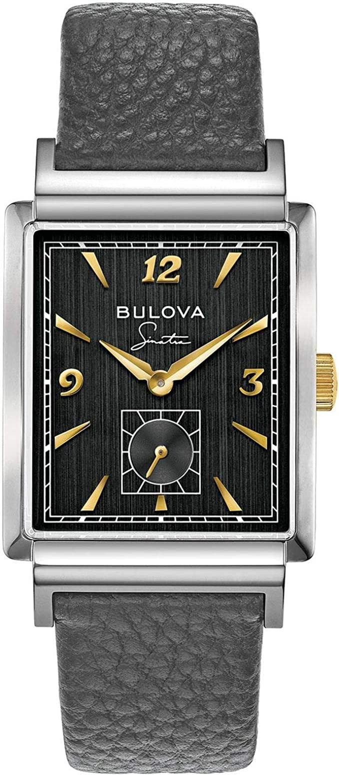 Bulova Frank Sinatra My Way Leather Mens Watch